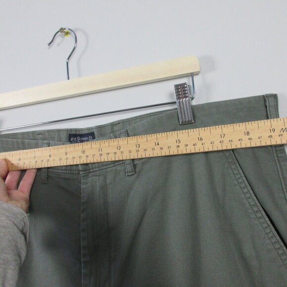 Levi Men's Pants 38 x 34 Green Chino Cotton Blend Casual Skater 574 - Picture 12 of 15